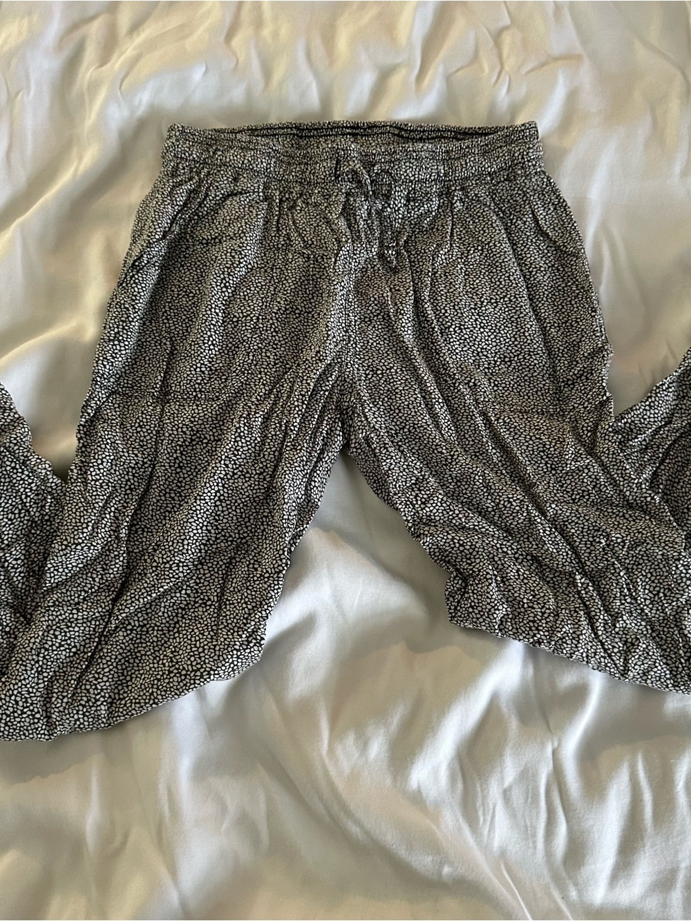 Black and White Pants